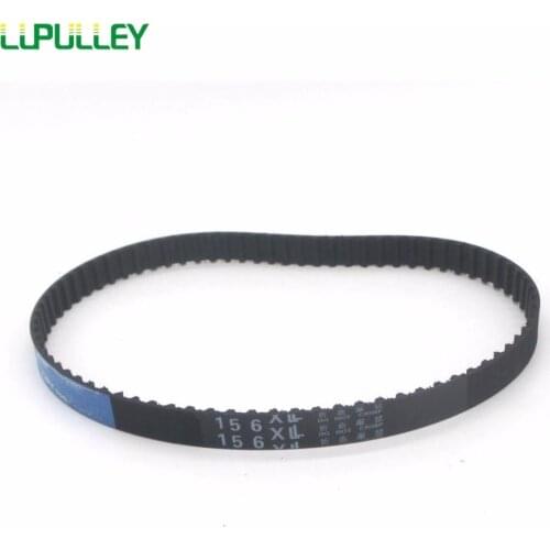 LUPULLEY XL Timing Belt 5.08mm Pitch 140/142/144/146/148/150/152/154/156/158XL Type Black Rubber Pulley Drive Belts 10mm Width