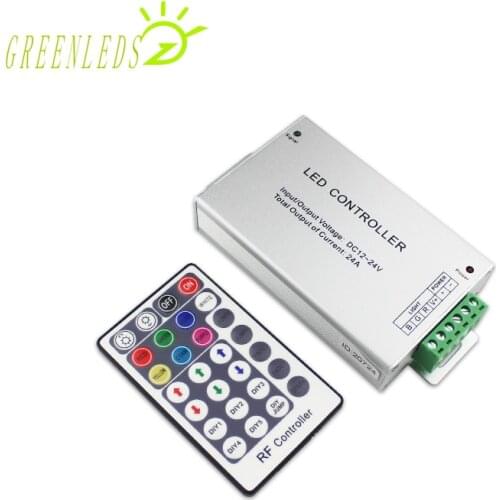 LED Aluminum RF remote 28 keys RGB Color Controller DC12-24V 12A JM-RFL28 Controller with Three Year Warranty