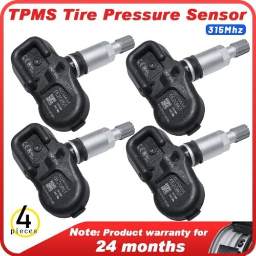 4PCS 42607-02090 42607-02100 PMV-E100 OEM TPMS Tire Pressure Sensor For Toyota AVALON CAMRY 4RUNNER COROLLA 2019 2020