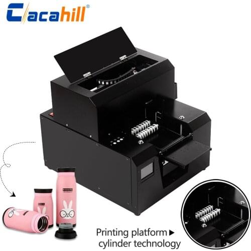 Printer machine home office uv flat cylindrical printing machine for T-shirt/bottle/insulation cup/photo/document printing
