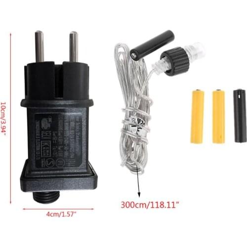 AA AAA Battery Eliminator Replace 2x 3x AA AAA Battery Cable for Radio LED Light H054