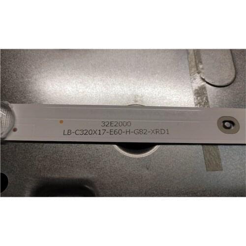 1 kit=2 pcs 5 leds LED Backlight strip For 32E2000 LB-C320X17-E60-H-G82-XRD1 panel C320X16-E63-H Dexp H32D7300C