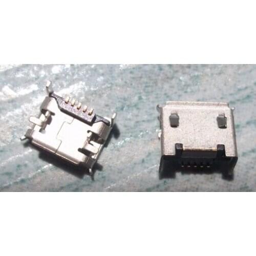100pcs/lot Micro usb jack connector for mobile tablet replacement
