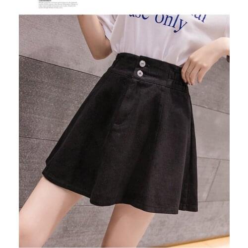 A299-2020 summer was thin hot pants personality frayed blue shorts girls tide