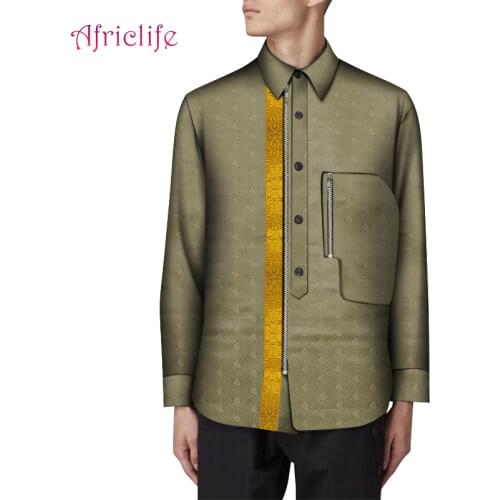 Men Shirt Fashion 2021 Handsome Male Top Clothing WYN1362