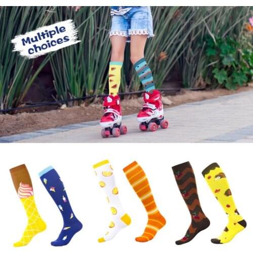 Kids Compression Socks Sports Riding Balance Bike Sports Childrens Socks Compression Protective Sock Breathable Sweat-absorbent