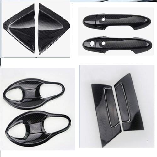 For Honda VEZEL HRV XRV 2015-2017 door handle frame protector handle car door bowl decorative cover auto parts