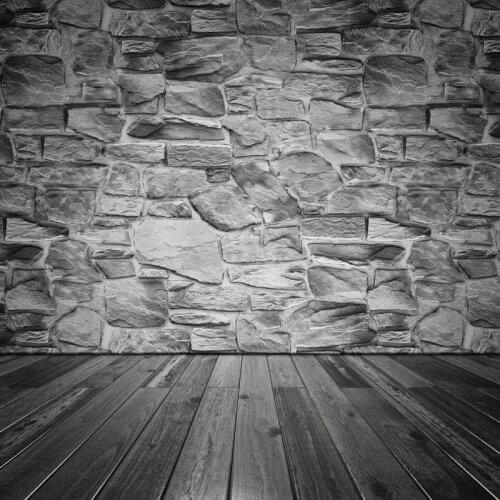 Real dark grey brick wall photography backdrops newborn 5ft x7ft dark wood floor photo background for photo studio kids props
