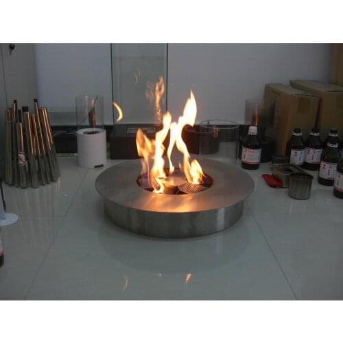 Inno living fire 8 liter rond ethanol fireplace outside fire place