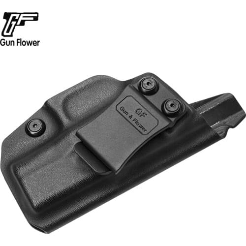 Gunflower Concealed Carry Glock 26 Pistol Inside the Waistband Black Kydex Holster