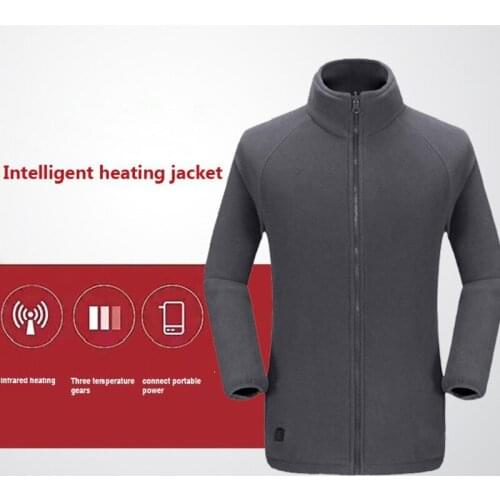 USB Heated Jacket Men Thermal Vest For Men And Women Couples Coat Fleece Inner Liner Coldproof Carbon Fiber Far Infrared Warm