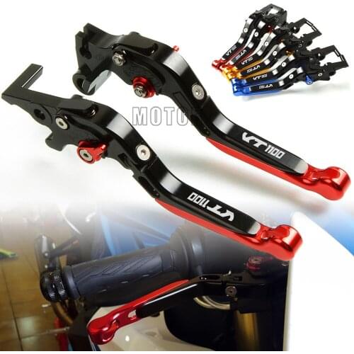 Motorbike Fold For Honda VT1100 1995 - 2007 VT 1100 Motorcycle CNC Aluminum Adjustable Folding Extendable Brake Clutch Levers