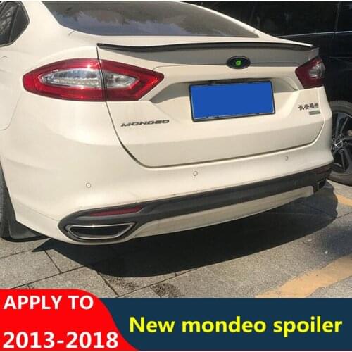 For Mondeo New Spoiler 13-19 Car Trunk Rear Lip Fixed Wing ABS Material Ford Mondeo High Quality Color Spoiler Tail Accessories