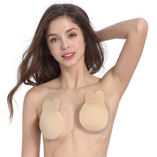 New Arrive Bikini Chest Stickers Reusable Adhesive Silicone Lift Up Chest Sticker Bra Push Up Breast Pad Women Swimwear