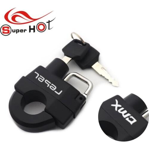 For Honda Rebel500 Reble300 CMX500 CMX300 Rebel 500 300 CMX 500 300 Motorcycle Accessories Anti-theft Helmet Lock Security