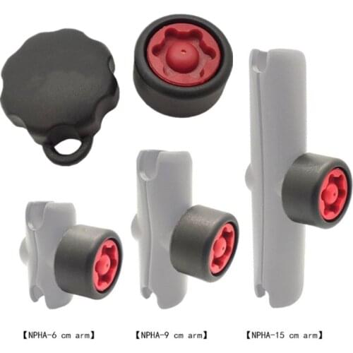 Mixed Anti Theft Pin-Lock Security Knob Key Knob for RAM Mount 1 Inch Diameter Size Arm Socket for Motorcycle Car Phone Holder