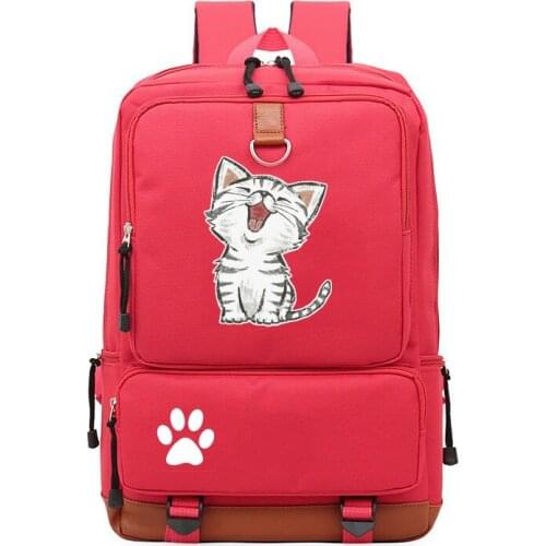 Cat cute unicorn backpack schoolbag casual backpack teenagers Men womens Student School Bags travel Laptop Bag