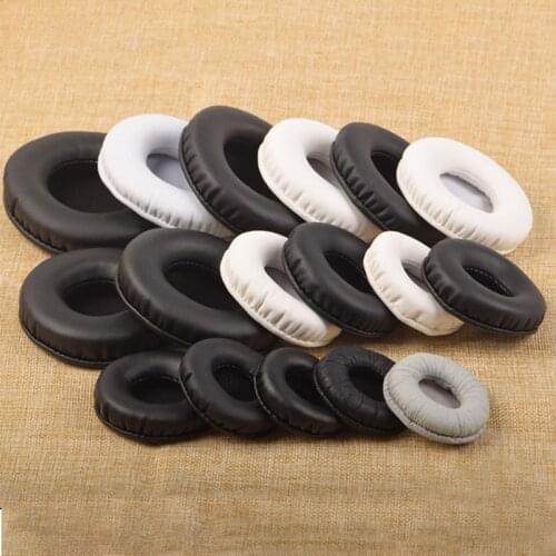Replacement Headphones Ear Pads for 45-110mm Over Ear Large Headset Ear Cushion Cover 55 65 70 75 80 90 100mm PU Leather Pads