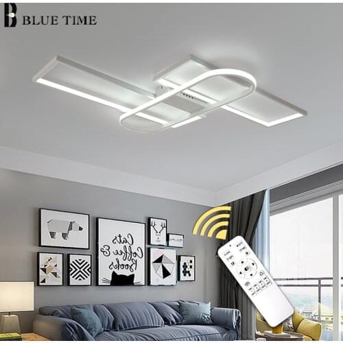 Black White LED Ceiling Lights For Living room Bedroom luminarias Surface Mounted Modern Led Ceiling Lamps Aluminum Lighting
