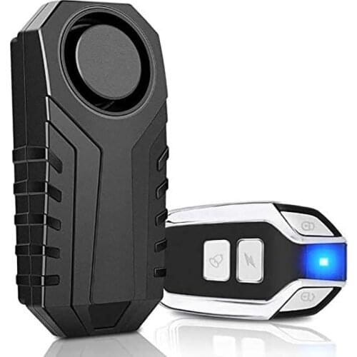 Waterproof Door/ Window Remote Control Bike Motorcycle Electric Car Security Anti Lost Remind Vibration Warning Alarm Sensor