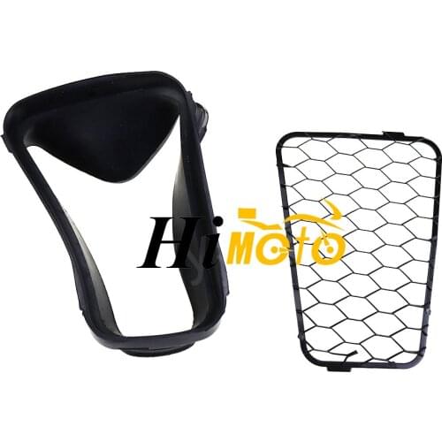 Motorcycle Black Fresh Air Intake Tube Duct Mesh Grill For Honda CBR600RR CBR 600RR CBR 600 RR 2007 2008 2009 2010 2011 2012