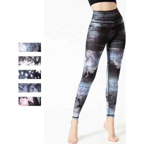 Yoga woman Print Gym Long Pants Sportswear Early Autumn Sport Customs Yoga Comfortable and practical pants Running Sports