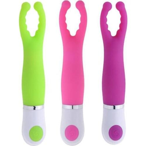 Female Vibrator Vibrating Breast Massager Clitoral Stimulation Vibrator G Spot Adult Toy AV Rod Sex Masturbation Toy for Woman