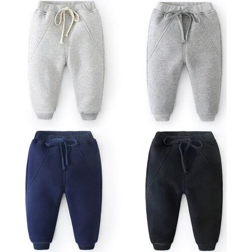 2018 winter kids Cashmere thick cotton Leggings pants boy girl fashion Keep warm trousers toddler baby clothes children clothing