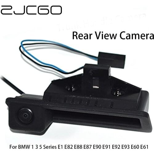 ZJCGO CCD Car Rear View Reverse Back Up Parking Trunk Handle Camera for BMW 1 3 5 Series E1 E82 E88 E87 E90 E91 E92 E93 E60 E61