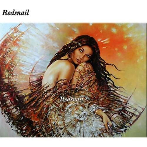 Golden beauty Custom photo Diamond Painting Cross Stitch Mosaic kit Full Square Rhinestones Embroidery diamond woman art EE108