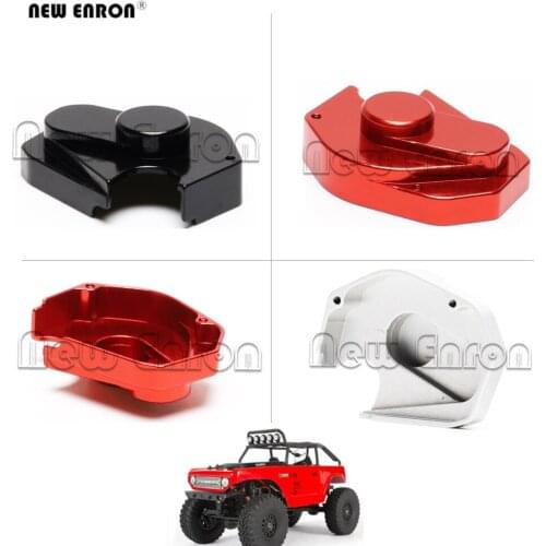 1Pc Metal Gearbox Dust Cover Gear Box Cover Protector 21x28x9mm for RC Crawler Car 1/24 Axial SCX24 90081 Upgrade Parts