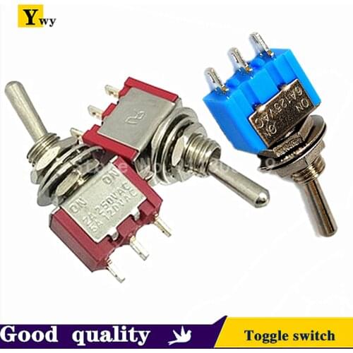 5pcs/LOT Toggle Switch Mini Switches 2 Position 3 Position Latching Switch MTS-102/103/202/203 ON-ON SPDT ON-OFF -ON SPDT DPDT