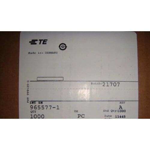 965577-1 connector TYCO connectors TE connectors AMP housings connectors terminals 100% new and original parts