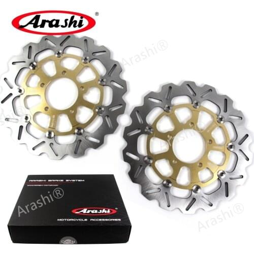 Arashi 2PCS ZX10R ABS 2011-2015 CNC Front Brake Discs Rotors For KAWASAKI ZX-10R ABS ZX 10R 1000 2011 2012 2013 2014 2015