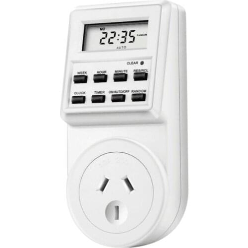 Australian small screen timer switch socket wholesale timer socket neutral packaging