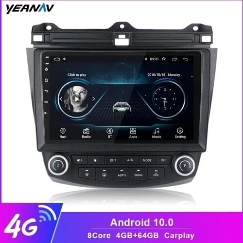 Yeanav 10.1 inch 2 din Android 9 2GB RAM Car radio Multimedia Player for Honda ACCORD 7 2003-2007 GPS Navigation car dvd Audio