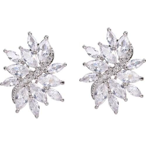 Bettyue Season New Arrival Grogeous Geometry Shape Colorful Earring For Women Cubic Zircon Charming Fashion Ornament