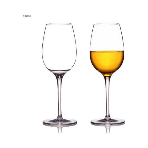 355ml Tiaking American tritan material unbreakable plastic wine glass goblet Transparent red wine glass Juice cup 225*59mm