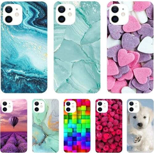 For iphone 12 Cases For iphone 12 mini 12 Pro Max Case Soft Silicon Phone Cover For Apple iPhone12 iphone12Pro 12Pro Bumper Back