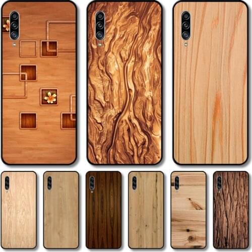 Colorful Wood grain Phone Case For Samsung Galaxy A 12 51 52 21 71 70 42 32 10 80 90 E 5G S Black Shell Art Cell Cover