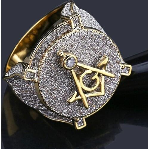 Men And Women Fashion Stainless Steel Gold And Zircon Ring Mini Zircon Creative Closed Metal Ring Decoration Party Wedding