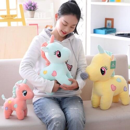 Soft Stuffed Animal Down Unicorn Doll Lovely Unicorn Plush Toy for Baby Birthday Gifts Christmas present