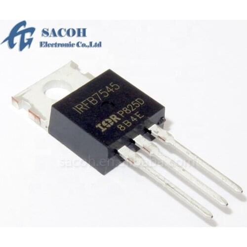 New Original 10PCS/Lot IRFB7545PBF IRFB7545 or IRFB7540 or IRFB7546 TO-220 95A 60V MOSFET for Brushed motor drive applications