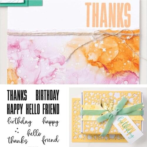 BIGGEST WISH PHOTOPOLYMER New Stamps Scrapbook Diary Decoration Embossing Cut Dies Template DIY Greeting Card Handmade 2021 NEW