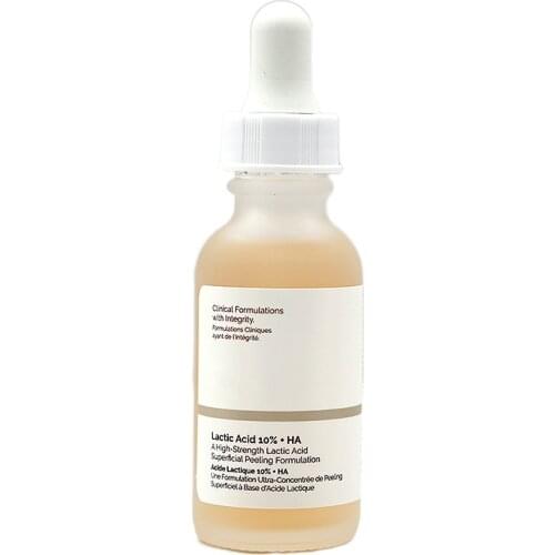 Original Latic Acid 10% + HA Face Serum Hyaluronic Acid Brightening Exfloliating Relieving Deep cleaning Hydrating Face Care