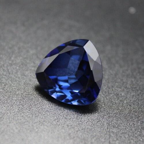 Fat Triangle AAAAA trillion shape blue stone loose beads for jewelry making diy stones names women