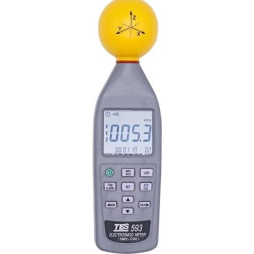 Tes593 three-axis high frequency electromagnetic wave radiation detector