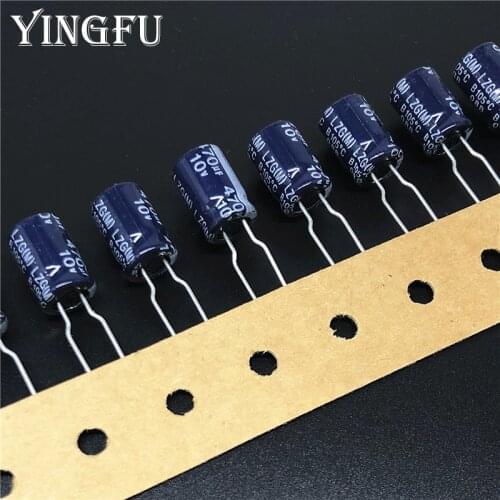 10pcs 470uF 10V LTEC LZG Series 8x11.5mm Low Impedance Long Life 10V470uF Aluminum Electrolytic capacitors
