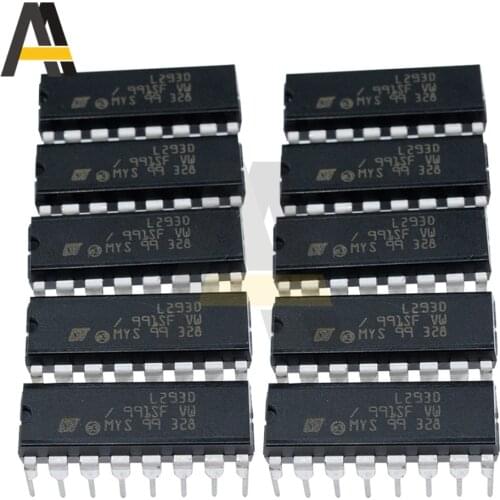 10pcs/lot L293D L293 DIP-16 Stepper Driver Chip 293 IC Bridge driver - internal switch