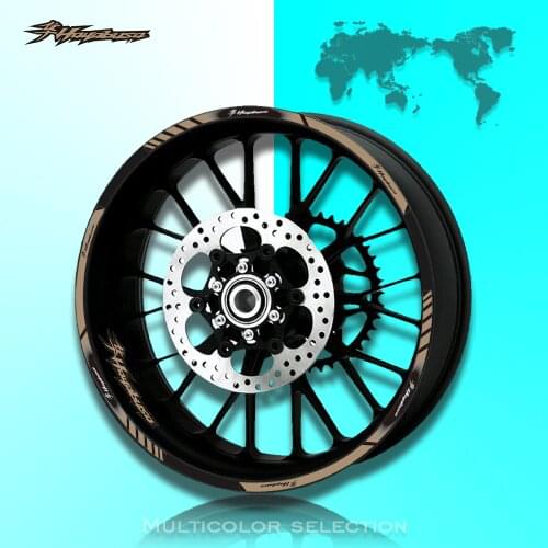 12 X Thick Edge Outer Rim Sticker Stripe Wheel Decals FIT For SUZUKI Hayabusa GSXR1300 GSX1300R GSXR1300R
